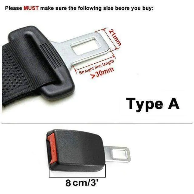 E24 Safe Certified Rigid Stem-Sicherheitsgurtverlängerer für Autos Sicherheitsgurtverlängerung für Kinderautositze Schwarz Grau Beige