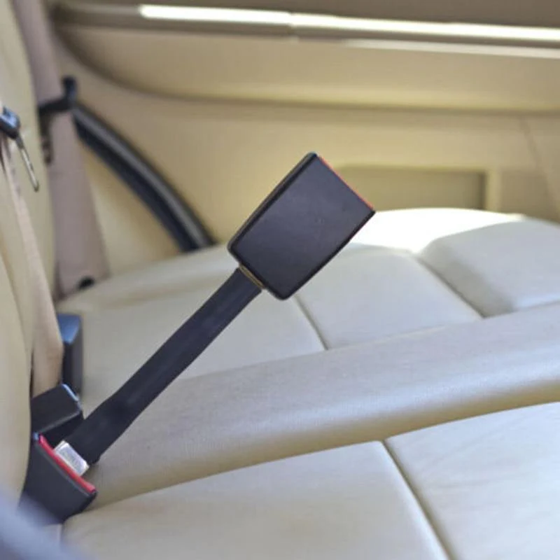 E24 Safe Certified Rigid Stem-Sicherheitsgurtverlängerer für Autos Sicherheitsgurtverlängerung für Kinderautositze Schwarz Grau Beige