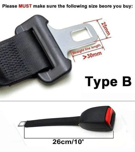 E24 Safe Certified Rigid Stem-Sicherheitsgurtverlängerer für Autos Sicherheitsgurtverlängerung für Kinderautositze Schwarz Grau Beige