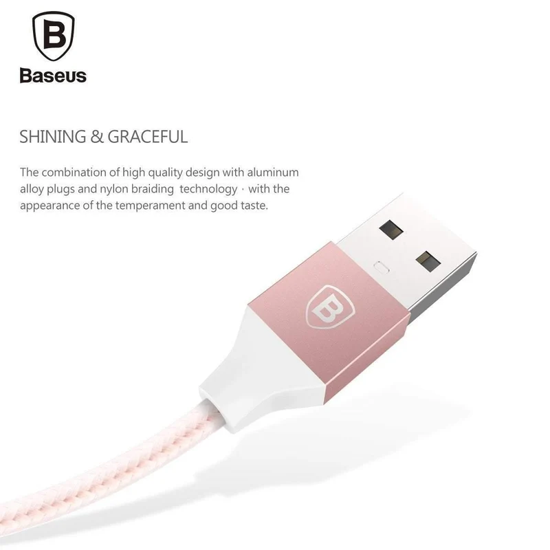 Baseus USB-Kabel für iPhone XS Max XR X 8 7 6 6s Plus 5 5S SE iPad Air Mini Schnellladeladegerät Datenkabel Handykabel