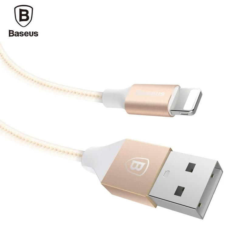 Baseus USB-Kabel für iPhone XS Max XR X 8 7 6 6s Plus 5 5S SE iPad Air Mini Schnellladeladegerät Datenkabel Handykabel
