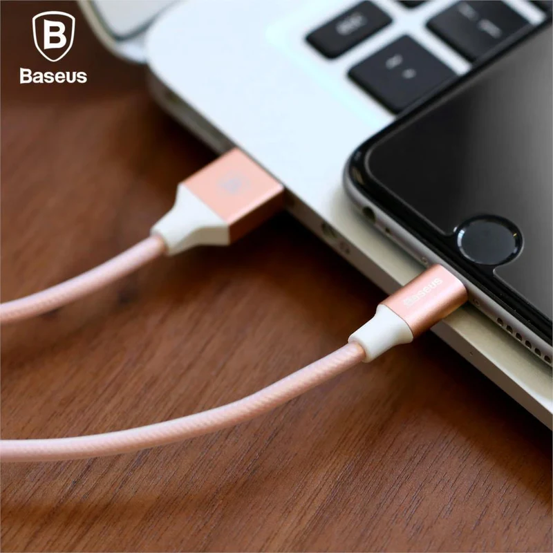 Baseus USB-Kabel für iPhone XS Max XR X 8 7 6 6s Plus 5 5S SE iPad Air Mini Schnellladeladegerät Datenkabel Handykabel