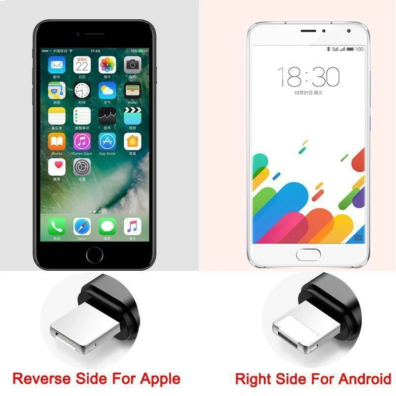 Baseus Reversible Micro USB Kabel Für iPhone X 8 7 6 6s 5 s Android Für Samsung HTC LG Schnelle daten Sync Ladegerät Handy Kabel