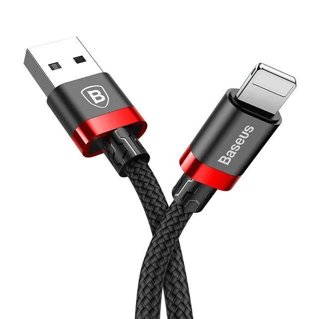 Baseus USB-Kabel für iPhone Xs Max Xr X 8 7 6 6s 5 5s se iPad Air Mini Schnelllade-Ladegerät Kabel Handykabel