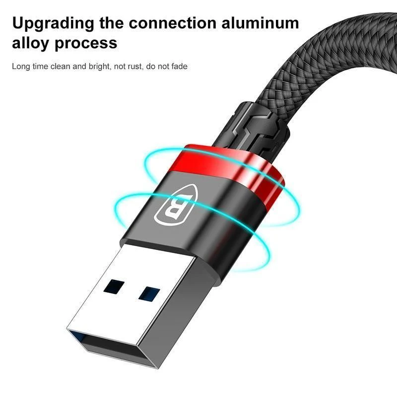 Baseus USB-Kabel für iPhone Xs Max Xr X 8 7 6 6s 5 5s se iPad Air Mini Schnelllade-Ladegerät Kabel Handykabel