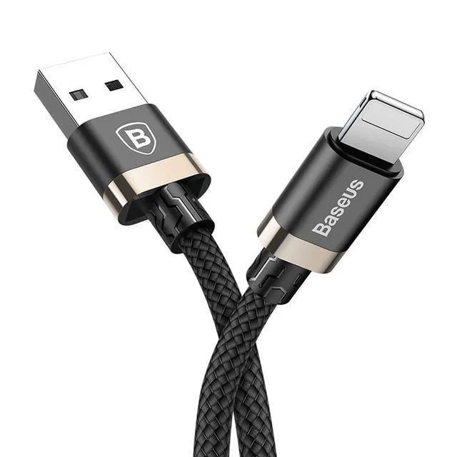 Baseus USB-Kabel für iPhone Xs Max Xr X 8 7 6 6s 5 5s se iPad Air Mini Schnelllade-Ladegerät Kabel Handykabel
