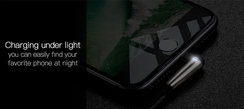 Baseus Lighting USB-Kabel für iPhone XS Max XR X 8 7 6 6S SE 5 Schnellladekabel 90-Grad-Daten-Handykabel