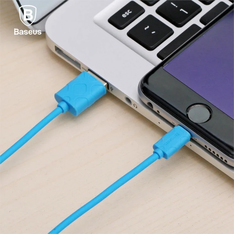 Baseus USB-Kabel für iPhone Xs Max Xr X 8 7 6 6S 5 5S SE iPad mini Ladeladegerät Kabeladapter Datenkabel für Mobiltelefone