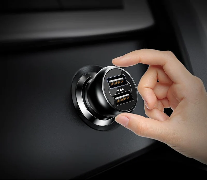 Baseus Quick Charge 3.0 USB-Autoladegerät QC QC3.0 Turbo-Schnelllade-Dual-Auto-USB-Ladegerät für iPhone Xs X Xiaomi Mi Mobiltelefon
