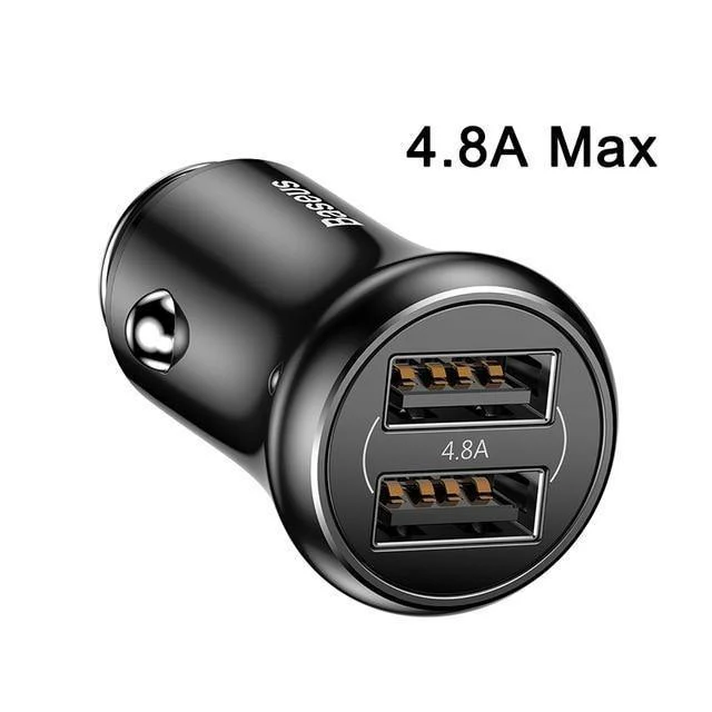 Baseus Quick Charge 3.0 USB-Autoladegerät QC QC3.0 Turbo-Schnelllade-Dual-Auto-USB-Ladegerät für iPhone Xs X Xiaomi Mi Mobiltelefon