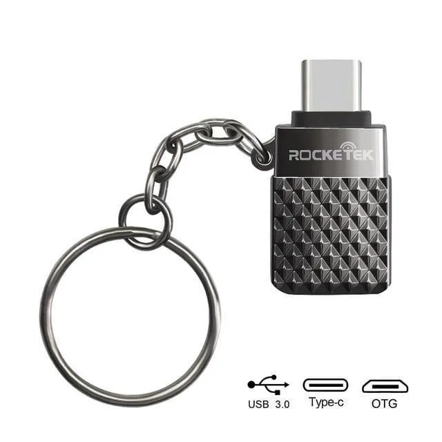 Rocketek hochwertige USB 3.0 zu Typ C OTG Adapter Alumium Phone Typ C Zubehör Anschluss für Xiaomi Oneplus LG Nexus 5X / 6P