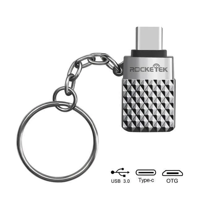 Rocketek hochwertige USB 3.0 zu Typ C OTG Adapter Alumium Phone Typ C Zubehör Anschluss für Xiaomi Oneplus LG Nexus 5X / 6P