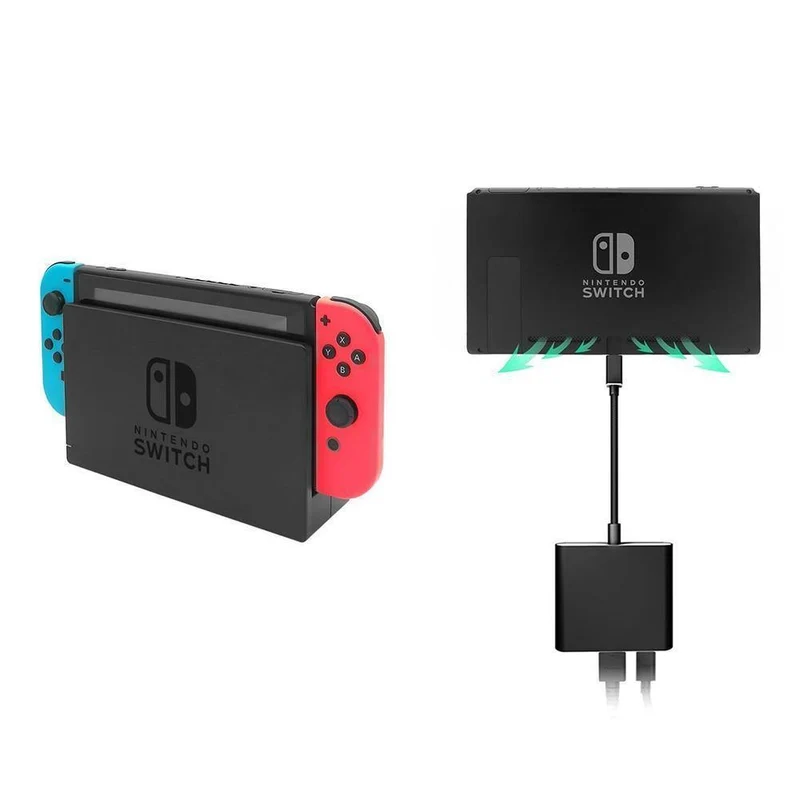 HDMI Typ C Adapter für Nintend Switch Hub USB-C auf HDMI Mini Switch Dock Station HD Transfer für MacBook Xiaomi Laptoptelefone