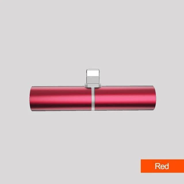 Handy-Adapter-Kabel Audio-Ladeadapter für 7 8 plus iPhone X Xs Max Xr USB IOS 2 im 1-Kopfhörerstecker-Legierungsverbinder