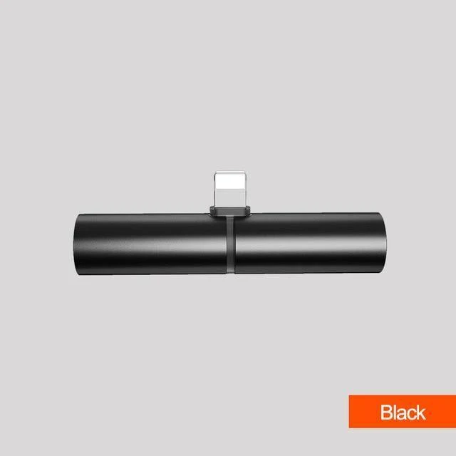 Handy-Adapter-Kabel Audio-Ladeadapter für 7 8 plus iPhone X Xs Max Xr USB IOS 2 im 1-Kopfhörerstecker-Legierungsverbinder