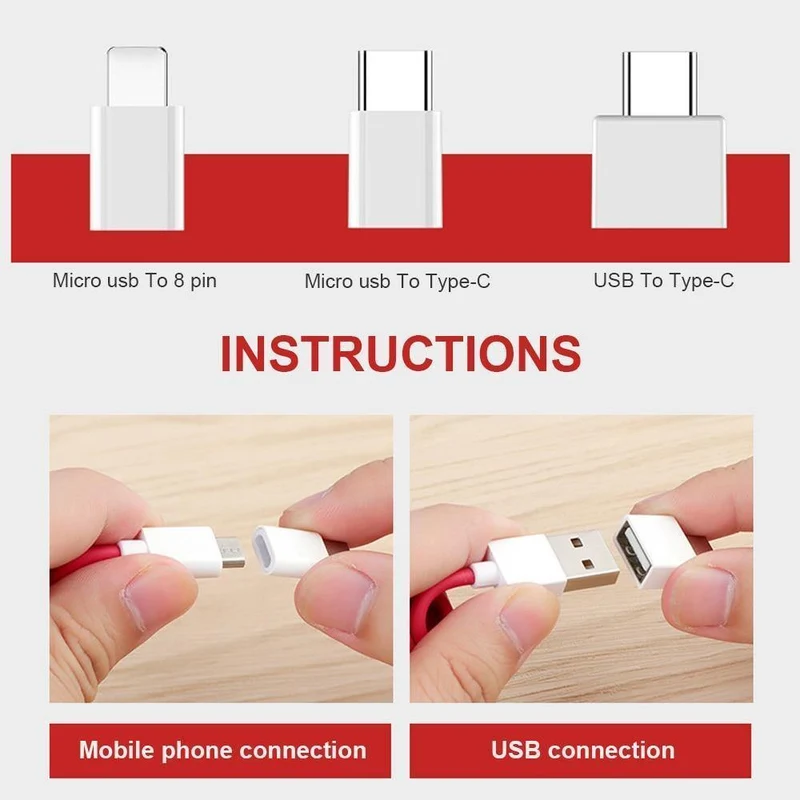 Feder-Teleskop-Datenkabel, universeller Handy-Ladeadapter, Feder-Ladekabel für Apple Typ C und Android USB