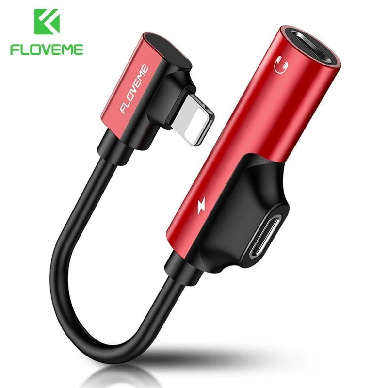 2 in 1 Für Lightning Audio Adapter Ladekonverter Für iPhone X Xs 7 8 XR Ladebuchse Splitter Kopfhörer USB Adapter