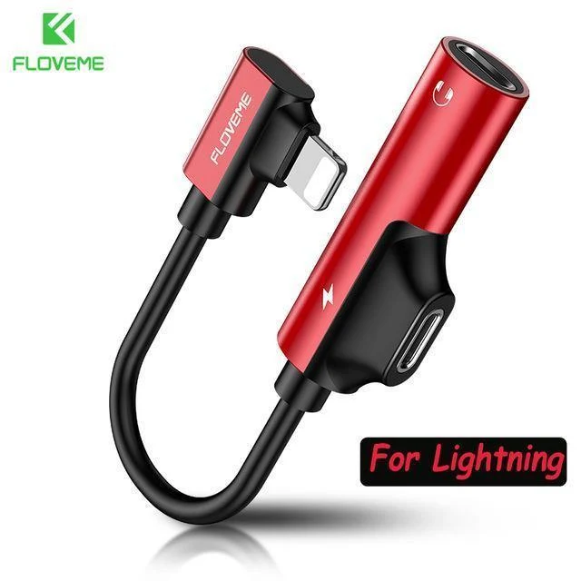 2 in 1 Für Lightning Audio Adapter Ladekonverter Für iPhone X Xs 7 8 XR Ladebuchse Splitter Kopfhörer USB Adapter