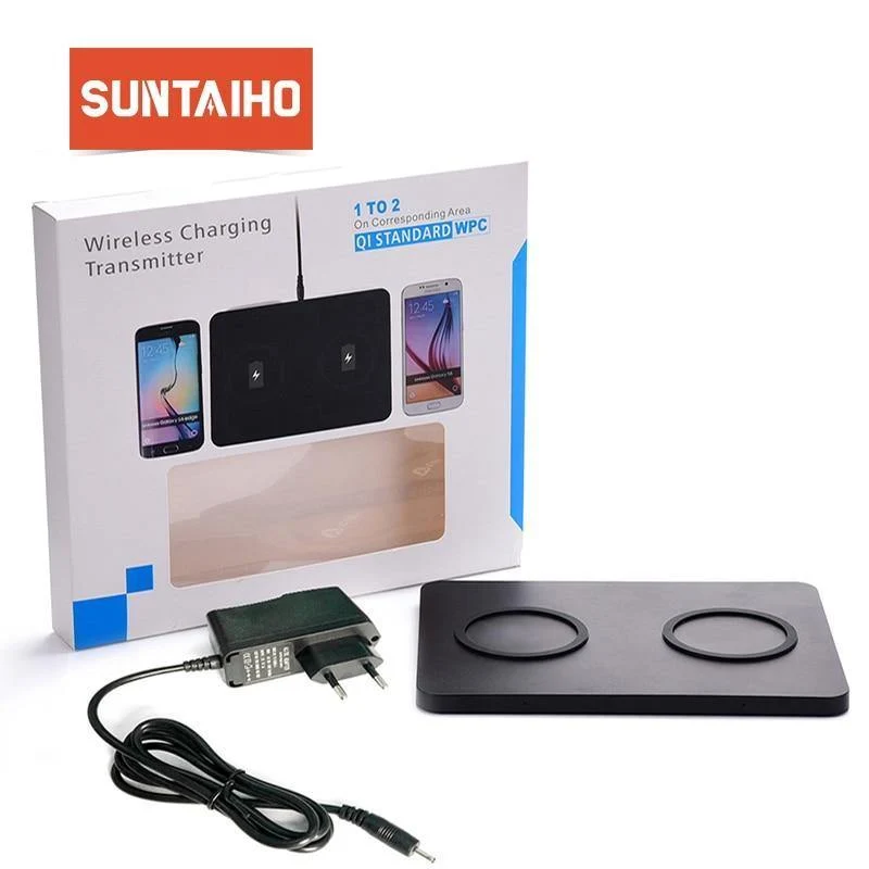 Suntaiho Qi Doppel Drahtlose Ladegerät Ladestation für iPhone 8 Telefon Smart telefon Lade Dock Stehen Für Samsung Note 8