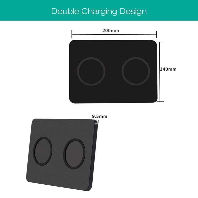 Suntaiho Qi Doppel Drahtlose Ladegerät Ladestation für iPhone 8 Telefon Smart telefon Lade Dock Stehen Für Samsung Note 8