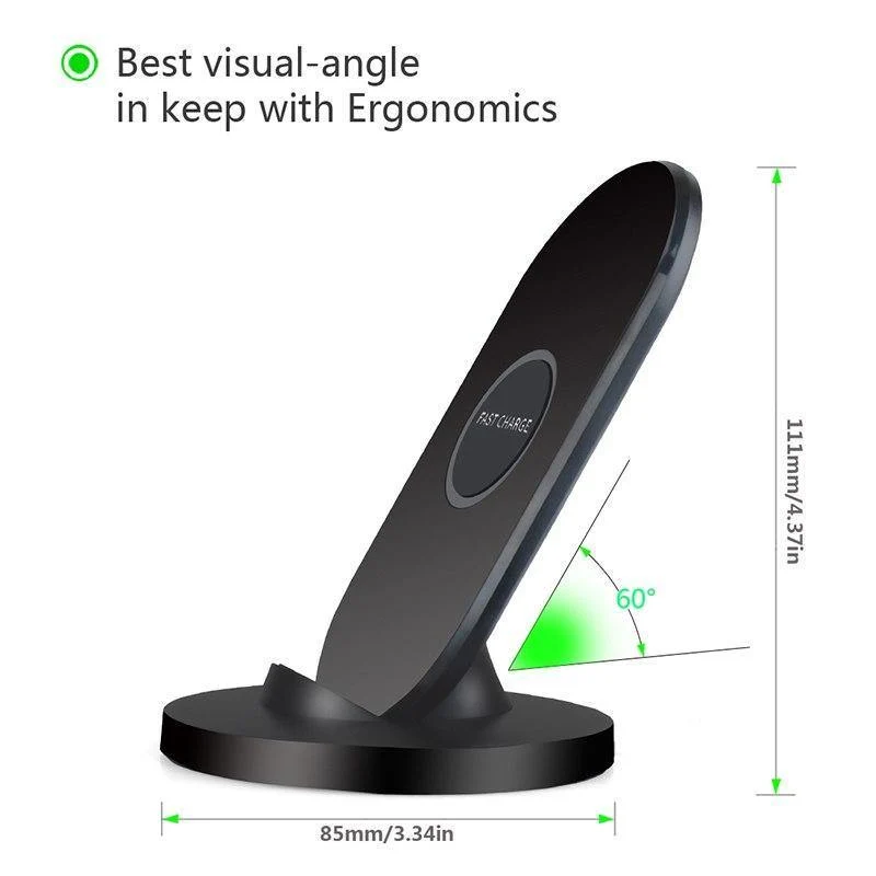 [Qi Wireless Charger 10W], Suntaiho Wireless Charger für Samsung Galaxy Note 8 S8 Plus S7 S6 Edge Phone Schnelles kabelloses Laden