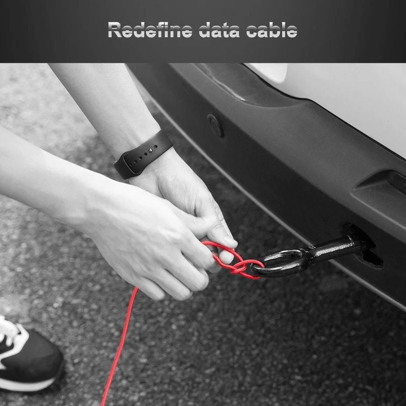 ROCK Hochfestes Micro-USB-Kabel für Samsung, Xiaomi, LG, USB-Schnellladedaten, geflochtenes Ladegerät, Android-Handy, 120 cm