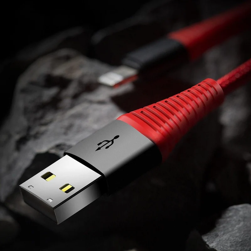 ROCK Hochfestes Micro-USB-Kabel für Samsung, Xiaomi, LG, USB-Schnellladedaten, geflochtenes Ladegerät, Android-Handy, 120 cm