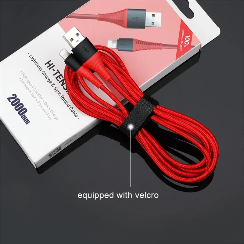 ROCK Hochfestes Micro-USB-Kabel für Samsung, Xiaomi, LG, USB-Schnellladedaten, geflochtenes Ladegerät, Android-Handy, 120 cm