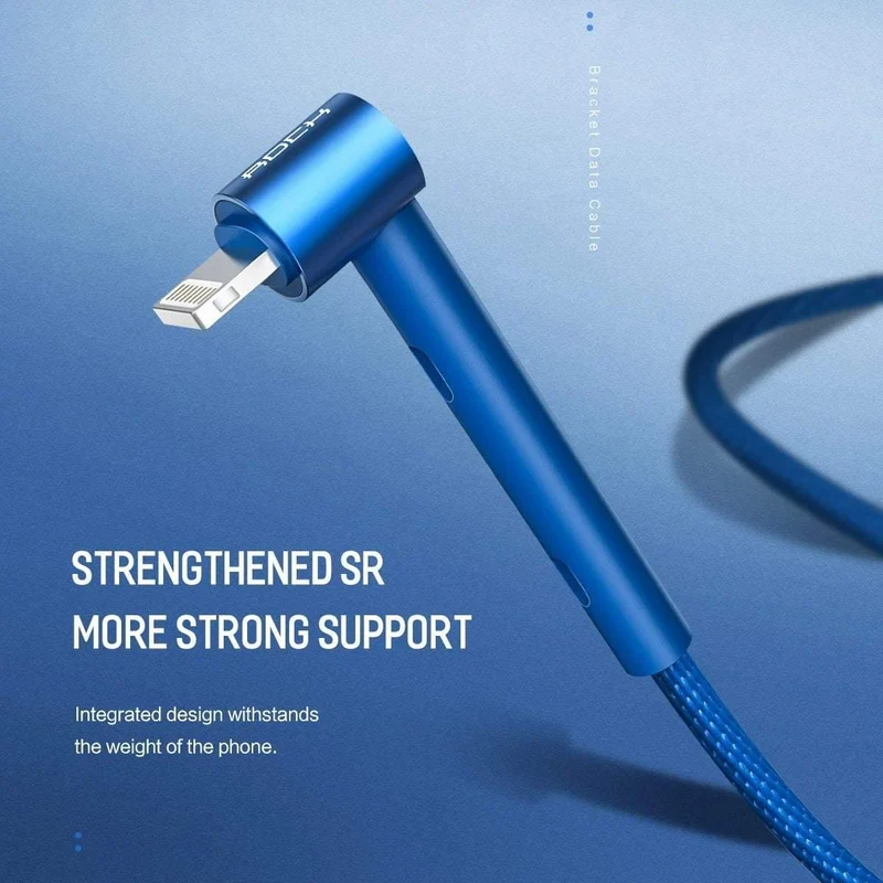 ROCK Metall USB Kabel Halter für iPhone XS Max Ladegerät USB Daten Kabel für iPhone X 8 7 6 6s Plus Ladekabel Telefon Adapter
