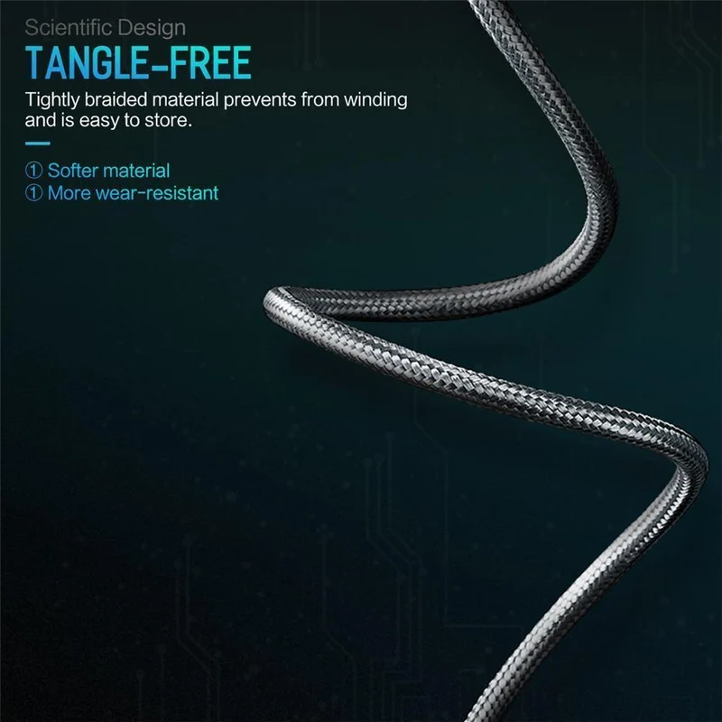 ROCK Kabel für IPhone IOS 11 10 9 für schnelle Ladegerät Beleuchtung auf USB-Kabel Ladekabel 0.2 m 1.0 m 1.8 m 3 m 2.1 A für Mobiltelefon