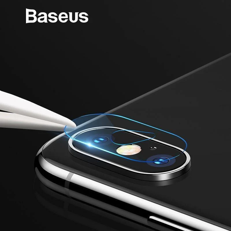 Baseus Gehärtetes Glas für das Rückkameraobjektiv des iPhone Xs Xs Max Kameraobjektiv-Schutzglasfolie für das iPhone Xs Xs Max 2018 9H Glas