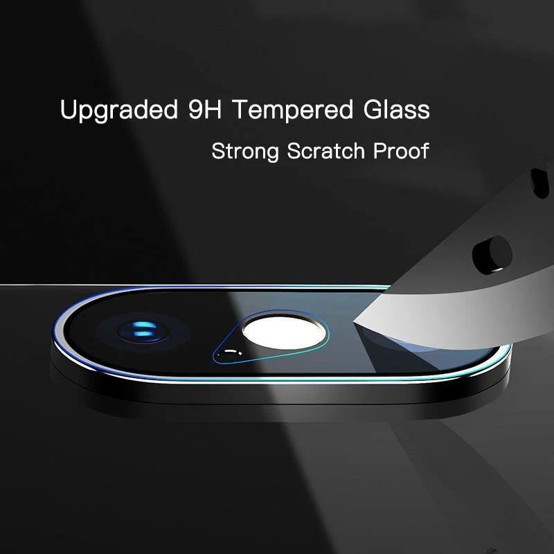 Baseus Gehärtetes Glas für das Rückkameraobjektiv des iPhone Xs Xs Max Kameraobjektiv-Schutzglasfolie für das iPhone Xs Xs Max 2018 9H Glas