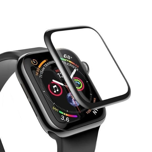 Baseus 0.3 mm Schutzglas für Apple Watch 4, vollständige Abdeckung, gehärtetes Glas für iWatch 4, Displayschutz, kratzfeste Folie 9H