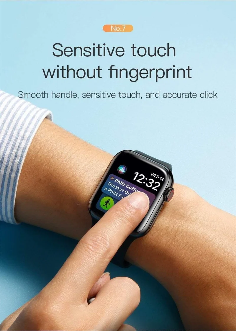 Baseus 0.3 mm Schutzglas für Apple Watch 4, vollständige Abdeckung, gehärtetes Glas für iWatch 4, Displayschutz, kratzfeste Folie 9H