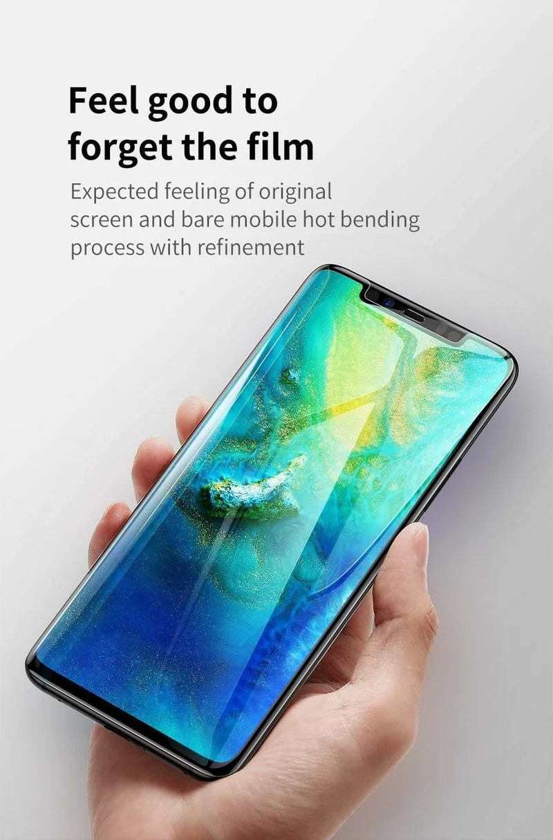 Baseus Schutzglas für Huawei Mate 20 20 Pro Displayschutz 3D-Oberfläche Volle Abdeckung aus gehärtetem Glas für Huawei Mate 20