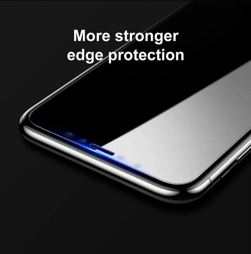 Baseus 0.15 mm Displayschutzfolie für iPhone X gehärtetes Glas, ultradünn, 9H, kratzfestes Schutzglas für iPhone X-Frontfolie