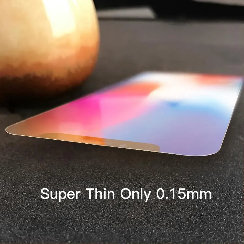 Baseus 0.15 mm Displayschutzfolie für iPhone X gehärtetes Glas, ultradünn, 9H, kratzfestes Schutzglas für iPhone X-Frontfolie