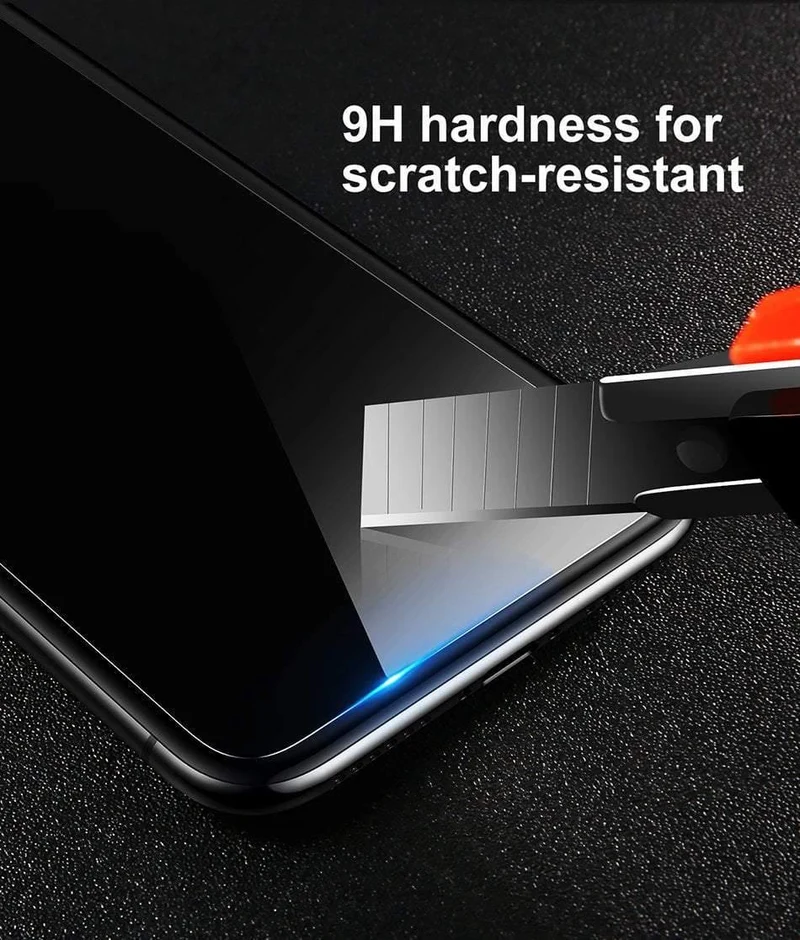 Baseus 0.15 mm Displayschutzfolie für iPhone X gehärtetes Glas, ultradünn, 9H, kratzfestes Schutzglas für iPhone X-Frontfolie