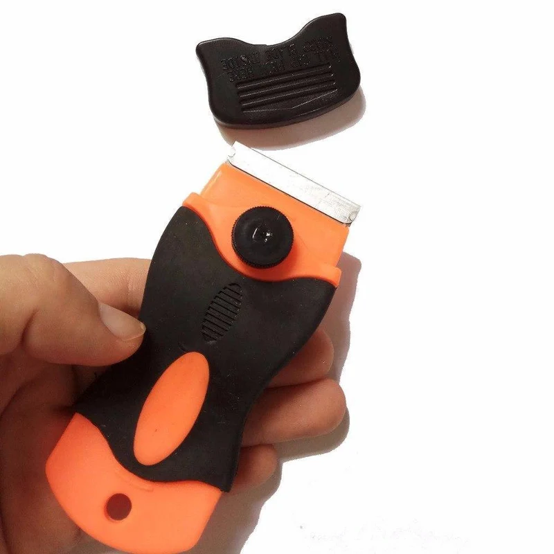 Fensterglas Tönungswerkzeug Keramikofen Farbe Rasiermesser Auto Aufkleber Alte Film Kleber Entfernen Messer 1.5 "Kohlenstoffstahlklingen E12 + 20M