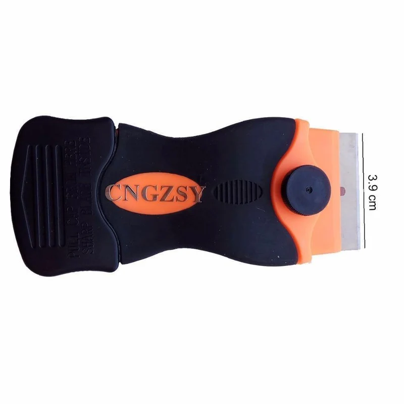 Fensterglas Tönungswerkzeug Keramikofen Farbe Rasiermesser Auto Aufkleber Alte Film Kleber Entfernen Messer 1.5 "Kohlenstoffstahlklingen E12 + 20M