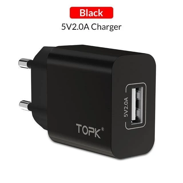 TOPK 18W Quick Charge 3.0 USB-Ladegerät für iPhone Samsung Xiaomi Huawei Handy-Ladegerät