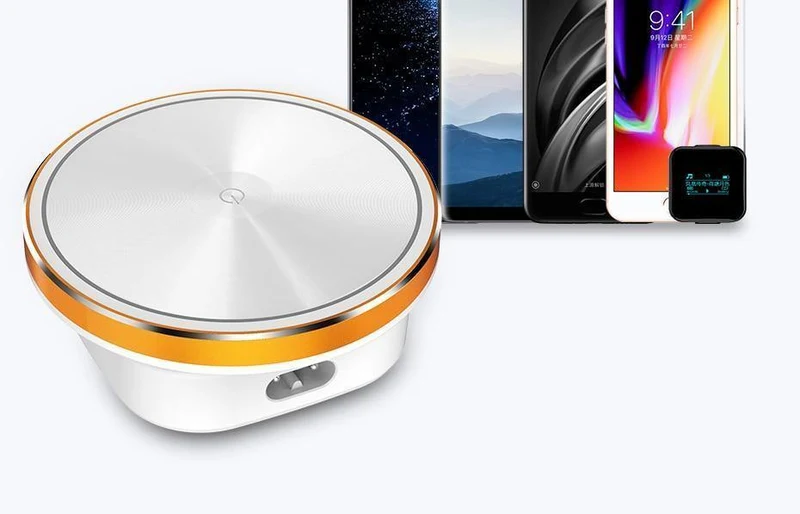 TOPK 22W Auto-ID 4-Port USB-Ladegerät Dimmbare Smart LED Schreibtischlampe Desktop-Ladegerät für iPhone Samsung Xiaomi Handy-Ladegerät