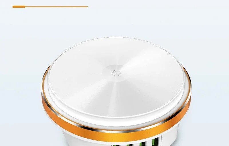 TOPK 22W Auto-ID 4-Port USB-Ladegerät Dimmbare Smart LED Schreibtischlampe Desktop-Ladegerät für iPhone Samsung Xiaomi Handy-Ladegerät