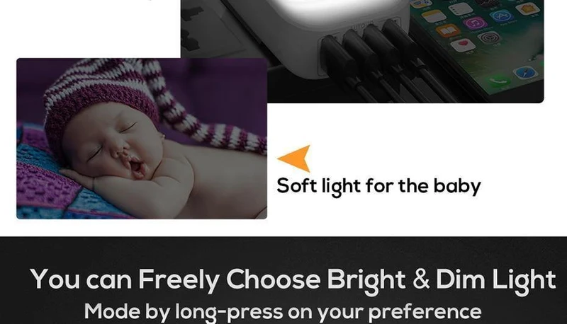TOPK L-Power 4-Port EU/US/UK/AU Stecker 22W USB Ladegerät LED Lampe Auto-ID Reise Wandadapter Universal Handy Ladegerät
