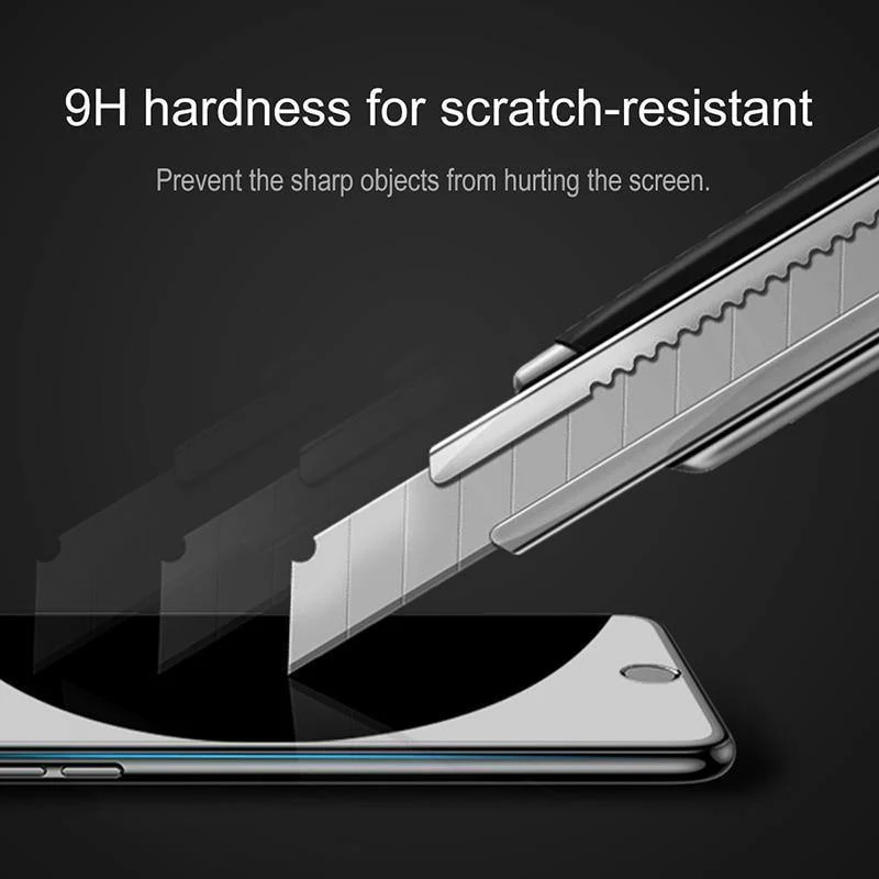 Baseus 0.23 mm Displayschutz aus gehärtetem Glas für iPhone 8 7 6 s 6s Plus 3D Soft Edge Schmalseite PET Vollabdeckung Gehärteter Film