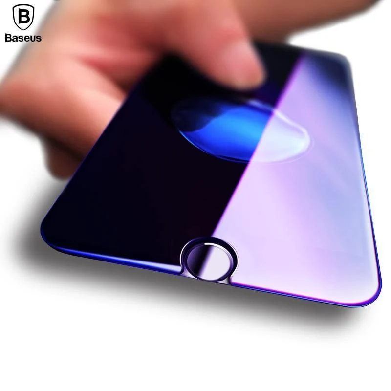 Baseus Premium 0.23 mm Displayschutz aus gehärtetem Glas für iPhone 8 7 Plus 3D-Vollabdeckung, Schutzfolie aus gehärtetem Glas