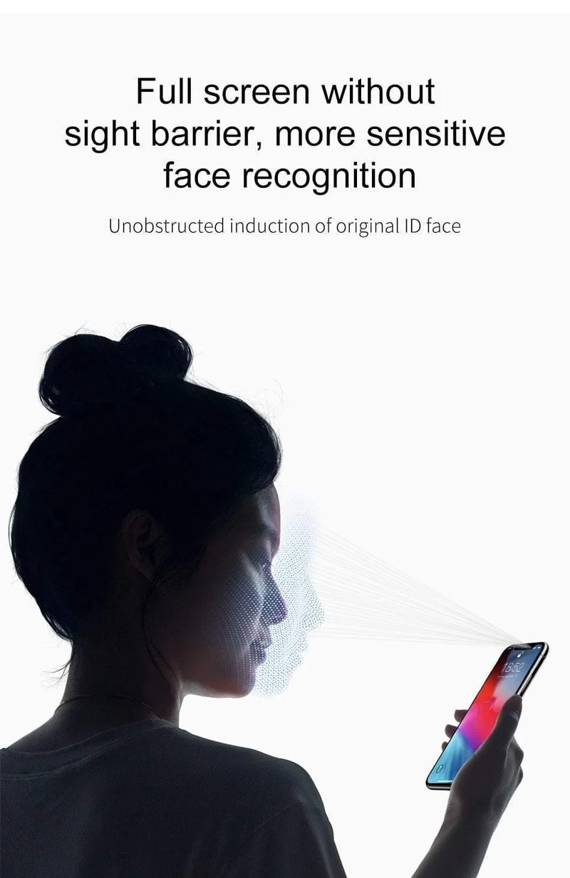 Baseus Displayschutz aus gehärtetem Glas für iPhone XS Max Xr Xsmax 0.3 mm Vollabdeckung gehärtetes Schutzglas für iPhoneXs Max