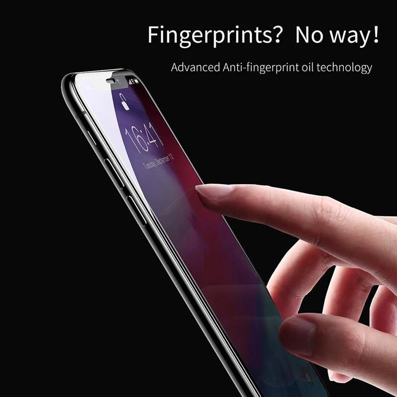 Baseus Displayschutz aus gehärtetem Glas für iPhone XS Max Xr Xsmax 0.3 mm Vollabdeckung gehärtetes Schutzglas für iPhoneXs Max