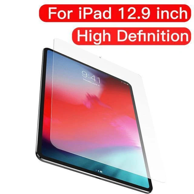 Baseus Displayschutzfolie für iPad Pro 11 12.9 Zoll, gehärtetes Glas, Schutzfolie für Apple iPad 2018, neues Tablet, gehärtetes Glas