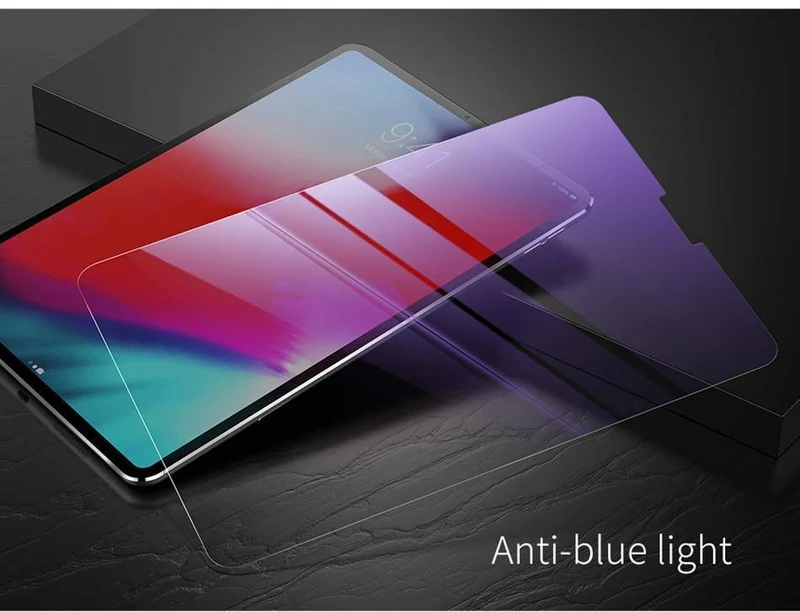 Baseus Displayschutzfolie für iPad Pro 11 12.9 Zoll, gehärtetes Glas, Schutzfolie für Apple iPad 2018, neues Tablet, gehärtetes Glas